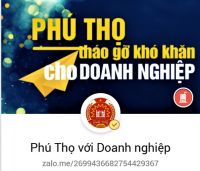 DOANH NGHIỆP CÓ THỂ PHẢN ÁNH Ý KIẾN VỚI LÃNH ĐẠO TỈNH QUA TRANG THÔNG TIN “PHÚ THỌ VỚI DOANH NGHIỆP TRÊN ỨNG DỤNG ZALO