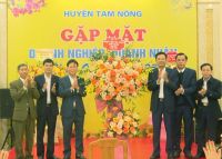 Huyện Tam Nông gặp mặt các doanh nghiệp, doanh nhân đầu Xuân 2023