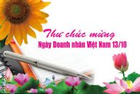 THƯ CHÚC MỪNG NGÀY DOANH NHÂN VIỆT NAM 13/10