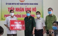 Hội Doanh nhân Đoan Hùng ủng hộ 105 triệu đồng phòng, chống dịch Covid-19