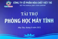 CÔNG TY CP HÓA CHẤT VIỆT TRÌ TRAO TẶNG PHÒNG HỌC MÁY VI TÍNH CHO TRƯỜNG THCS ĐỒNG XUÂN