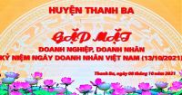 HUYỆN THANH BA GẶP MẶT CÁC DOANH NGHIỆP NHÂN NGÀY DOANH NHÂN VIỆT NAM